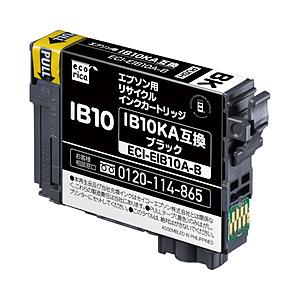 エコリカ 互換リサイクルインクカートリッジ [エプソン IB10KA]カードケース互換 ブラック E...