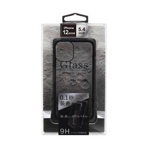 バウト iPhone12mini マグネットアルミバンパーケース BMABC2021BK ブラック