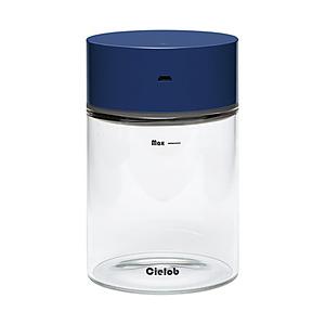 KOU 自動真空キャニスター（ラウンドタイプ）0.7L Cielob（セーロブ） ネイビー VAY1...