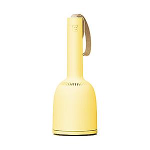 ラクオカ 吊るせるベル型 卓上掃除機＆毛玉取り器 ハンディ掃除機 Vaccumi バキューミ イエロ...