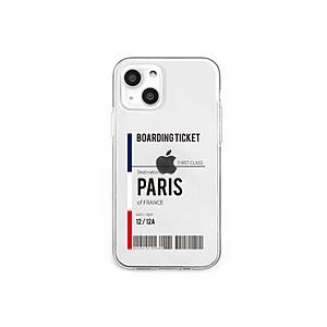 ROA iPhone2021 6.1inch 2眼 ソフトクリアケース　Paris
