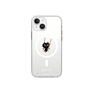 ROA iPhone 15 ネコマンジュウ MagSafe対応 クリアケース abbi FRIEND...