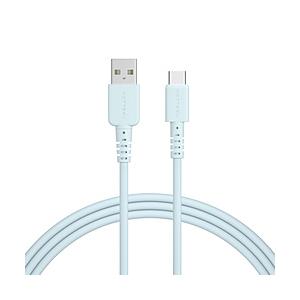 MOTTERU シリコンケーブル AtoC 2.0m  パウダーブルー MOT-SLAC200-BL...