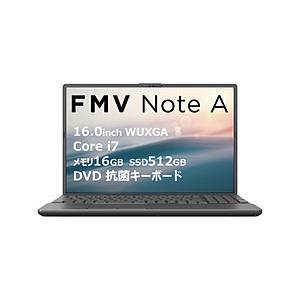 FUJITSU(富士通) ノートパソコン FMV Note Aシリーズ A75-K3 ブライトブラッ...