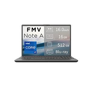 FUJITSU(富士通) ノートパソコン FMV Note Aシリーズ A77-L2 ブライトブラッ...