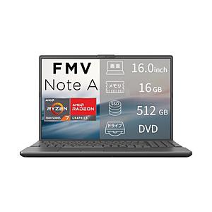 FUJITSU(富士通) ノートパソコン FMV Note Aシリーズ A75-L2 ブライトブラック FMVA75L2BA