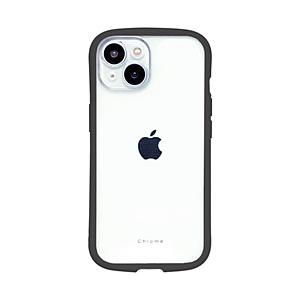 ナチュラルデザイン iPhone2023 6.1inch 2眼 Chrome-CLEAR ケース C...