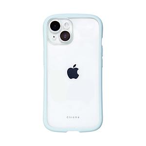 ナチュラルデザイン iPhone2023 6.1inch 2眼 Chrome-CLEAR ケース C...