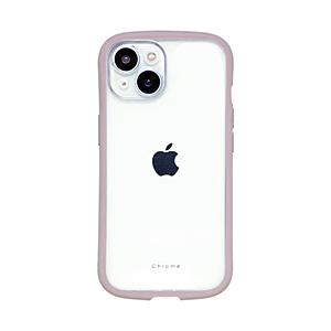 ナチュラルデザイン iPhone2023 6.1inch 2眼 Chrome-CLEAR ケース C...