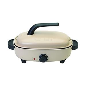 シィーネット リバーシブルホットプレート SHPM401BE ベージュ