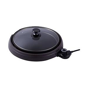 シィーネット 丸形ホットプレート CHP2820 ブラウン