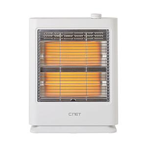 シィーネット 石英管ストーブ（800W）  ホワイト CDEM106WH ［石英管ヒーター /人感セ...
