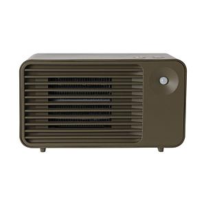 シィーネット ミニセラミックヒーター  ブラウン CDCP309BR ［人感センサー付き］