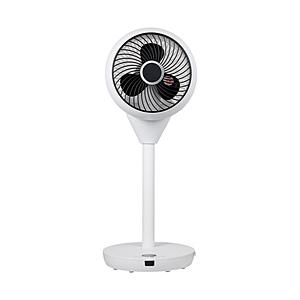 シィーネット 〔組立不要〕ガードと羽が洗える18cmリモコン式360°ラジアルスイング26畳  ホワ...