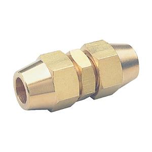 アソー 両口フレアージョイント（1/4×6.35φ）　FS2022