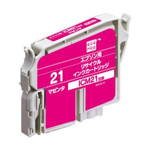 エコリカ 【リサイクル】 ECI-E21M　（エプソン ICM21対応/リサイクルインクカートリッジ/マゼンタ） [振込不可]｜y-sofmap