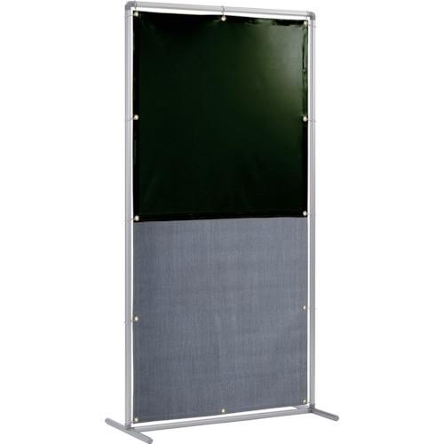 吉野 吉野　遮光火花兼用衝立（ダークグリーン×Ａ種シート）１×２　単体固定足