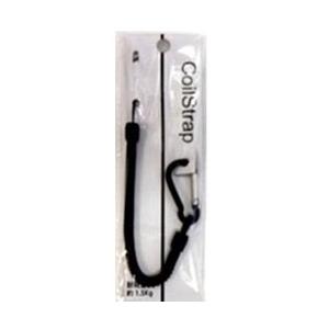 モバイルライフ コイルストラップ カラビナタイプBK/太 COIL-K01BK