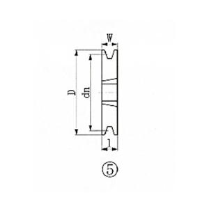 エバオン ブッシングプーリー　SPB　112mm　溝数1　SPB1121