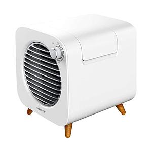 ソウイジャパン W保冷コンパクト卓上冷風扇  ホワイト SY-122