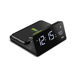 ブラウン BRAUN Digital Alarm Clock Qiワイヤレス受電  ブラック BC2...