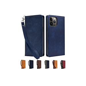 shizukawill(シズカウィル) iPhone13 Pro Max 手帳型 本革調ケース