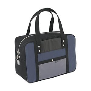 三栄産業 ＳＡＮＥＩ　帆布メール用ボストン（Ｍ）馬蹄錠金具付　紺   BTM-U-03