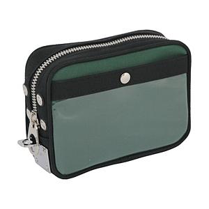 三栄産業 ＳＡＮＥＩ　帆布メール用ポーチ（ＳＳ）馬蹄錠金具付　モスグリーン   PSS-U-07