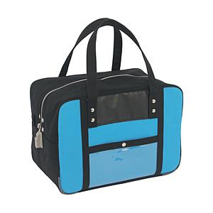 三栄産業 ＳＡＮＥＩ　帆布メール用ボストンＭマチ広　ＳＥＤ−１錠付　ブルー   BTMDE-SED-...