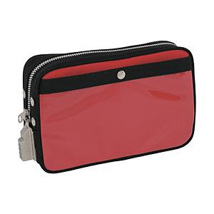 三栄産業 ＳＡＮＥＩ　帆布メール用ポーチ（Ｓ）ＳＥＤ−１錠付　赤   PS-SED-02