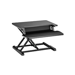 DMM 卓上昇降デスク [W650ｘH435ｘD615mm] デュアルタイプ  ブラック DKS-L...