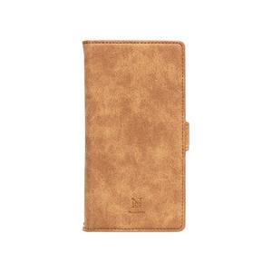 ナチュラルデザイン マルチタイプ手帳型ケース L-size Style Natural Camel ...