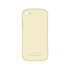 ナチュラルデザイン iPhoneSE2/iPhone8/7手帳型ケース Chrome Cream i...