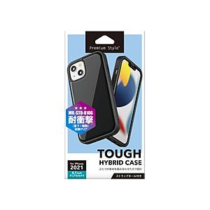 PGA iPhone 13 対応 6.1inch 2眼 ハイブリッドタフケース ブラック Premi...