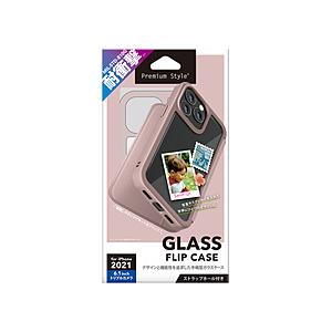 PGA iPhone 13 Pro 対応 6.1inch 3眼 ガラスフリップケース Premium...