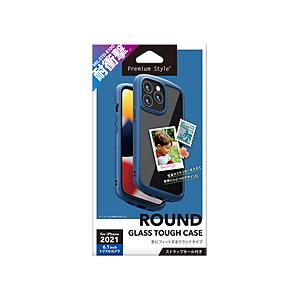 PGA iPhone 13 Pro 対応 6.1inch 3眼 ガラスタフケース ラウンドタイプ P...