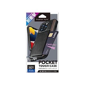 PGA iPhone 13 Pro 対応 6.1inch 3眼 ポケット付 ハイブリッドタフケース ...