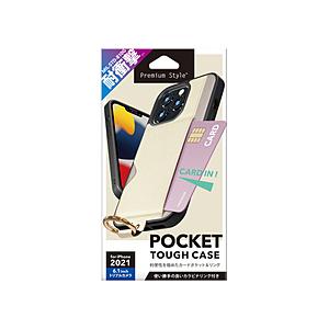 PGA iPhone 13 Pro 対応 6.1inch 3眼 ポケット付 ハイブリッドタフケース ...