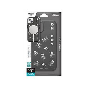 PGA iPhone 13用 MagSafe対応 抗菌ハイブリッドケース　ミッキーマウス Premi...