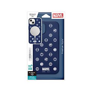 PGA iPhone 13用 MagSafe対応 抗菌ハイブリッドケース　アイコン Premium ...