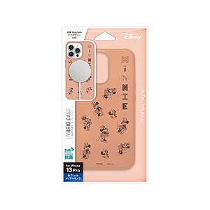 PGA iPhone 13 Pro用 MagSafe対応 抗菌ハイブリッドケース　ミニーマウス Pr...