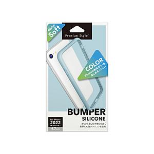 PGA iPhoneSE（第3・2世代）／8／7　スリムシリコンバンパー　ブルー Premium S...
