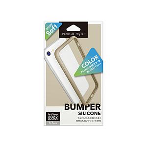 PGA iPhoneSE（第3・2世代）／8／7スリムシリコンバンパー　ベージュ Premium S...