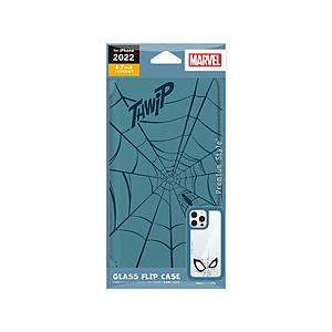 PGA iPhone 14 Pro Max 6.7インチ　ガラスフリップケース　スパイダーマン Pr...