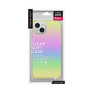 PGA iPhone 15 ソフトケース Premium Style オーロラ PG-23ATP04...