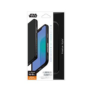 PGA iPhone 15/15 Pro用 アルミニウムバンパー Premium Style スター...