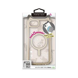 PGA iPhone 17e/16e MagSafe対応 ネコミミ エアクッションケース Premi...
