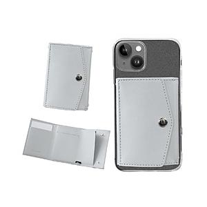 39THANKS ミニマム財布 「and W」 box PUレザー 財布  アイスグレー SANAN...