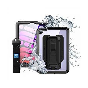 ARMORX iPad mini（第6世代）用 IP68 Waterproof Case with ...