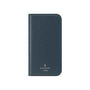 ランバン LANVIN en Bleu - Folio Case Stand ＆ Ring Ribbon 2-Tone for iPhone 13